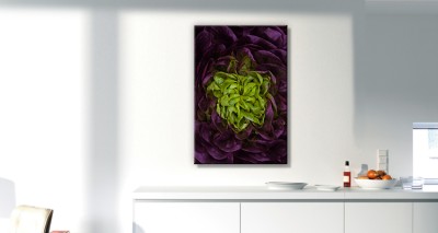 Πράσινα- μώβ λαχανικά Φαγητό Πίνακες σε καμβά 60 x 40 cm (12829)