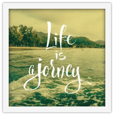 Life is a Journey Φύση Πίνακες σε καμβά 40 x 40 εκ.