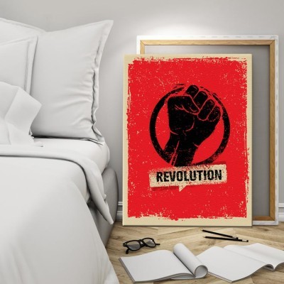Επανάσταση! Vintage Πίνακες σε καμβά 57 x 40 cm (37836)