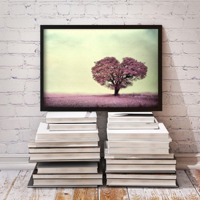 Ανθισμένο δέντρο Vintage Πίνακες σε καμβά 42 x 62 cm