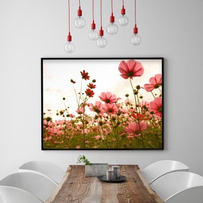 Λουλούδια Vintage Πίνακες σε καμβά 40 x 60 cm