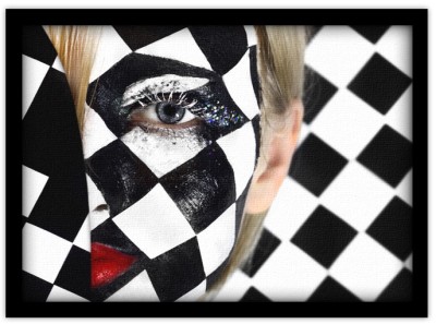 Face Painting Άνθρωποι Πίνακες σε καμβά 30 x 20 εκ.