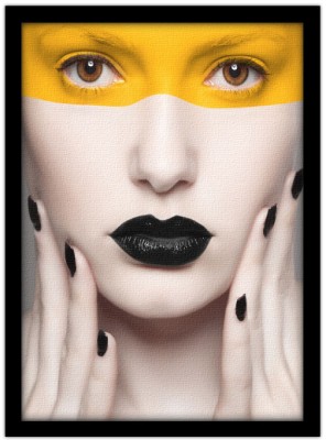 High Fashion Bold Makeup Άνθρωποι Πίνακες σε καμβά 20 x 30 εκ.