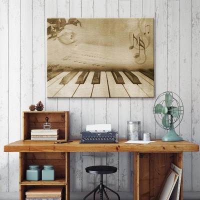 Νότες πιάνου Διάφορα Πίνακες σε καμβά 41 x 55 cm (12680)
