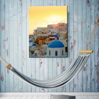 H πόλη της Οίας Ελλάδα Πίνακες σε καμβά 59 x 45 cm (10085)