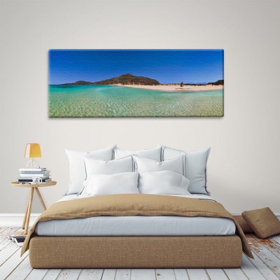 Ελαφόνησος Ελλάδα Πίνακες σε καμβά 26 x 95 cm