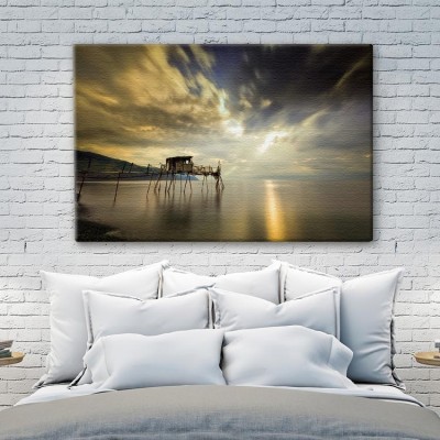 Προβλήτα Ελλάδα Πίνακες σε καμβά 39 x 63 cm