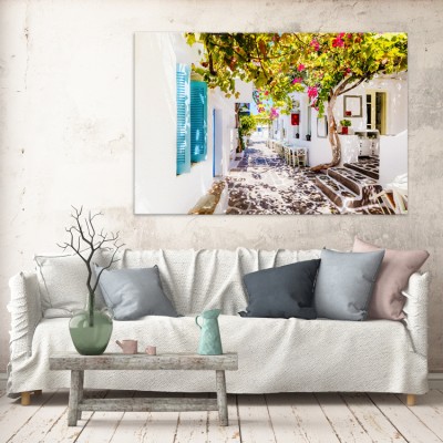 Σοκάκι της Πάρου Ελλάδα Πίνακες σε καμβά 40 x 60 cm