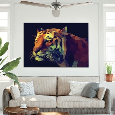 Poly Tiger Ζώα Πίνακες σε καμβά 44 x 60 cm (37865)