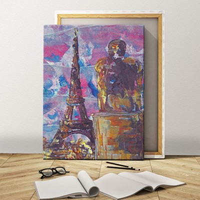 Πύργος του Άιφελ Ζωγραφική Πίνακες σε καμβά 61 x 40 cm (10515)