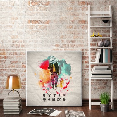 Λιοντάρι Κόμικς Πίνακες σε καμβά 50 x 50 cm