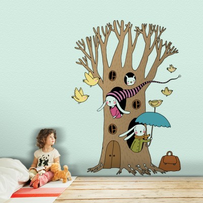 Μαγικό Δέντρο Παιδικά Αυτοκόλλητα τοίχου 85 x 60 cm (34958)