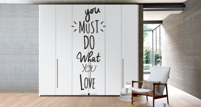 You must do … Φράσεις Αυτοκόλλητα ντουλάπας 61 x 185 cm