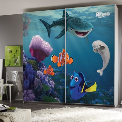 Dory at the bottom of the sea, Finding Dory! Παιδικά Αυτοκόλλητα ντουλάπας 100 x 100 εκ.
