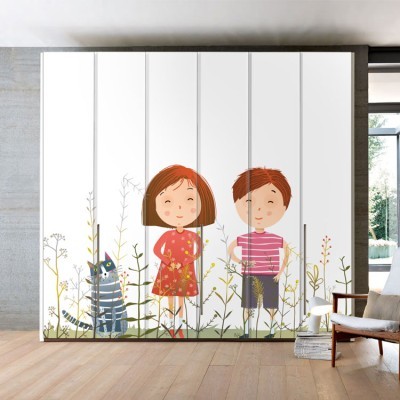Happy Together! Παιδικά Αυτοκόλλητα ντουλάπας 61 x 185 cm (36184)