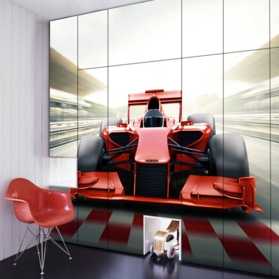 Formula1 Παιδικά Αυτοκόλλητα ντουλάπας 61 x 185 cm (36262)