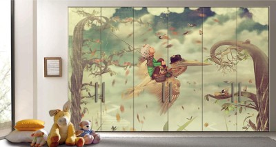 Φανταστικό τοπίο Παιδικά Αυτοκόλλητα ντουλάπας 65 x 185 cm (7800)