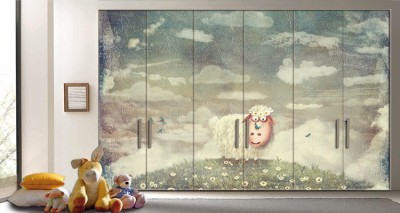 Κριαράκι σε ξέφωτο Παιδικά Αυτοκόλλητα ντουλάπας 65 x 185 cm (12399)