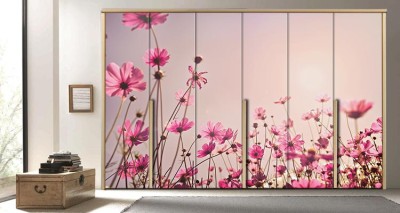 Λουλούδια Φύση Αυτοκόλλητα ντουλάπας 65 x 185 cm (19511)