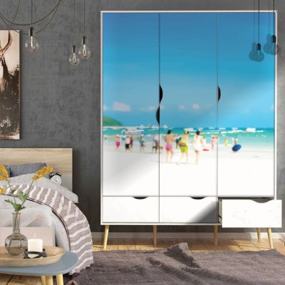 Αμμουδία Φύση Αυτοκόλλητα ντουλάπας 61 x 185 cm
