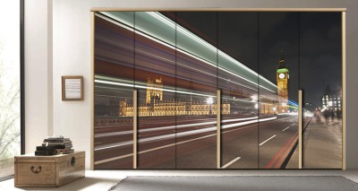 Γέφυρα Ουεστμίνστερ Πόλεις – Ταξίδια Αυτοκόλλητα ντουλάπας 65 x 185 cm (18734)