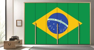 Βραζιλία Πόλεις – Ταξίδια Αυτοκόλλητα ντουλάπας 65 x 185 cm (14261)
