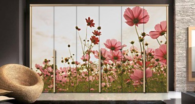 Λουλούδια Vintage Αυτοκόλλητα ντουλάπας 65 x 185 cm (19337)