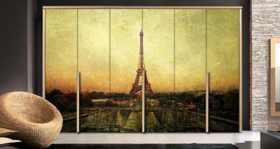 Παρίσι Vintage Αυτοκόλλητα ντουλάπας 65 x 185 cm (11000)
