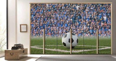 Μπάλα ποδοσφαίρου Διάφορα Αυτοκόλλητα ντουλάπας 65 x 185 cm (19721)