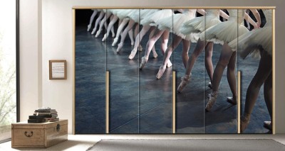 Επαγγελματίες μπαλαρίνες Διάφορα Αυτοκόλλητα ντουλάπας 65 x 185 cm (12438)