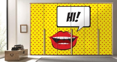 HI! Κόμικς Αυτοκόλλητα ντουλάπας 65 x 185 cm (12410)