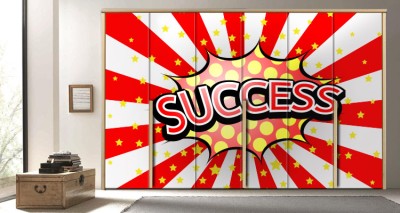Success Κόμικς Αυτοκόλλητα ντουλάπας 61 x 185 cm