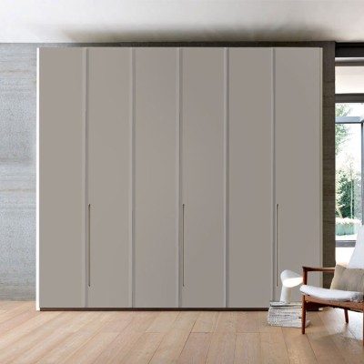 Medium Grey Μονόχρωμα Αυτοκόλλητα ντουλάπας 40 x 123 εκ.