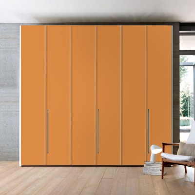 Light-Orange Μονόχρωμα Αυτοκόλλητα ντουλάπας 65 x 185 cm (20186)