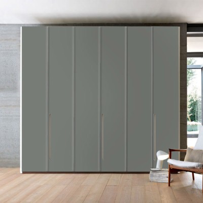 Concrete-Grey Μονόχρωμα Αυτοκόλλητα ντουλάπας 61 x 185 cm