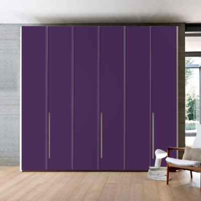 Violet Μονόχρωμα Αυτοκόλλητα ντουλάπας 40 x 123 εκ.