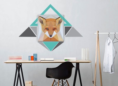 Diamond Fox Διάφορα Πίνακες και αυτοκόλλητα 73×54 (16073)