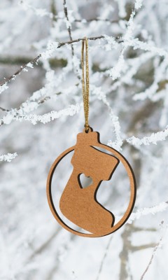 xmas-80 Χριστουγεννιάτικα Χριστουγεννιάτικα Στολίδια – Κάρτες Μικρό Φ8, 8ΤΜΧ