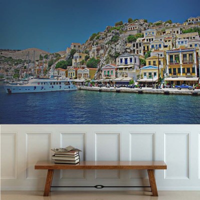 Σύμη Ελλάδα Ταπετσαρίες Τοίχου 76 x 125 cm