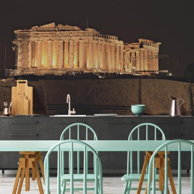 Παρθενώνας φωτισμός Ελλάδα Ταπετσαρίες Τοίχου 80 x 120 cm