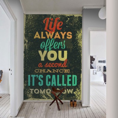 life Φράσεις Ταπετσαρίες Τοίχου 119 x 80 cm