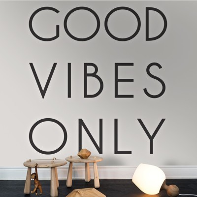 Good vibes only Φράσεις Ταπετσαρίες Τοίχου 100 x 100 cm (21732)
