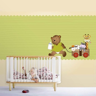 Αρκουδάκι Παιδικά Ταπετσαρίες Τοίχου 79 x 120 cm (20603)