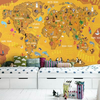 Χάρτης Παιδικά Ταπετσαρίες Τοίχου 70 x 140 cm (35135)