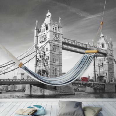 Γέφυρα του Λονδίνου Πόλεις – Ταξίδια Ταπετσαρίες Τοίχου 73 x 110 cm (20968)