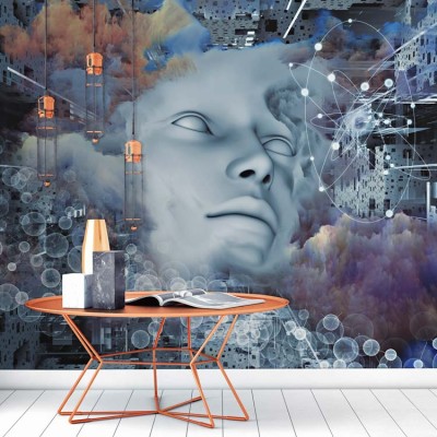 Σκέψη και όνειρα Τεχνολογία – 3D Ταπετσαρίες Τοίχου 87 x 116 cm (21965)