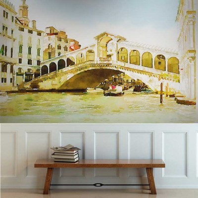 Βενετία Ζωγραφική Ταπετσαρίες Τοίχου 81 x 123 cm (21155)